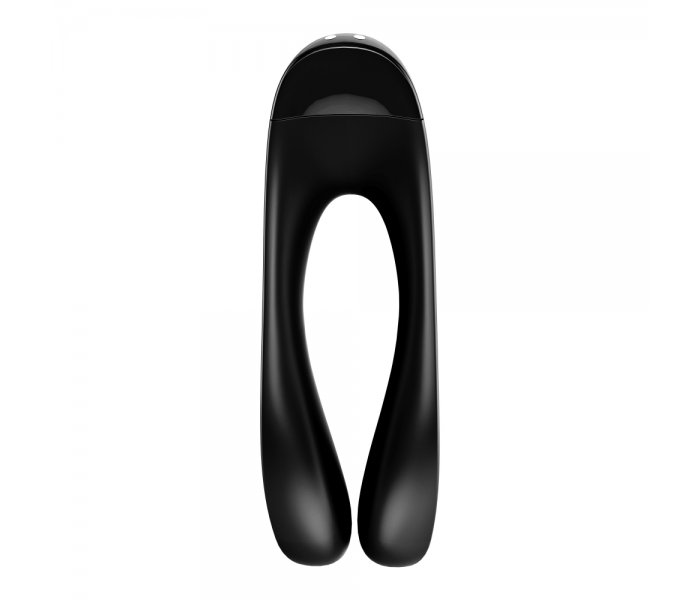 УНИВЕРСАЛЬНЫЙ ПАЛЬЧИКОВЫЙ ВИБРАТОР SATISFYER CANDY CANE BLACK