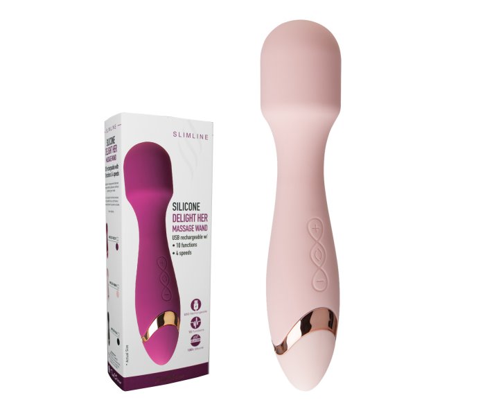 Вибромассажёр Delight Her Massage Wand, Розовый