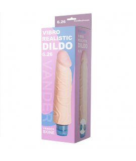 Вибромассажёр "Vibro Realistic Dildo 6.26", Светлый