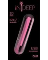 ПЕРЕЗАРЯЖАЕМАЯ ВИБРОПУЛЯ INDEEP CLIO MAGENTA 7705-02INDEEP