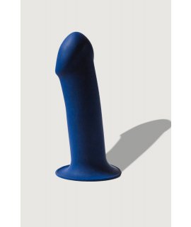 Дилдо на присоске с двойной плотностью Hitsens S01 Blue ADRIEN LASTIC DILDO DUAL DENSITY