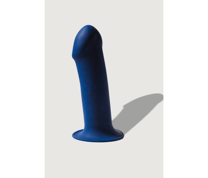 Дилдо на присоске с двойной плотностью Hitsens S01 Blue ADRIEN LASTIC DILDO DUAL DENSITY