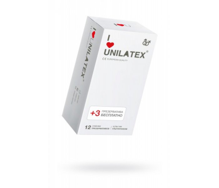 UNILATEX "ULTRA THIN" ультратонкие, 12 шт.