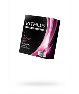 VITALIS, 3шт.,  PREMIUM, УЛЬТРАТОНКИЕ, 18 СМ, 5,3 СМ.