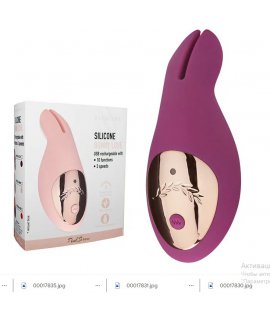 Мини-вибратор Slimline Bunny Love, 10 режимов, 3 скорости