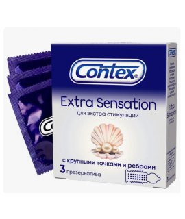 Презервативы Contex Extra Sensation, 3 шт.