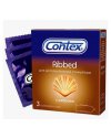 Презервативы Contex Ribbed, 3 шт