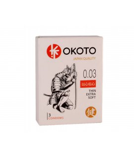 OKOTO Thin Exstra Soft, Презервативы 3 шт