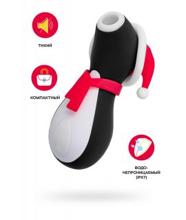 ВАКУУМ-ВОЛНОВОЙ БЕСКОНТАКТНЫЙ СТИМУЛЯТОР КЛИТОРА SATISFYER PRO PENGUIN HOLIDAY EDITION