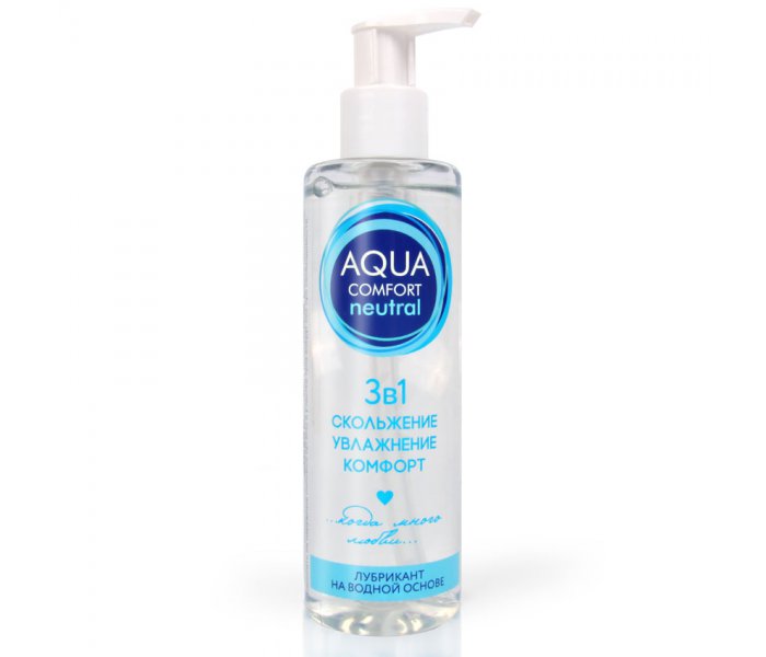 Лубрикант на водной основе AQUA COMFORT hot secret NEUTRAL 195г