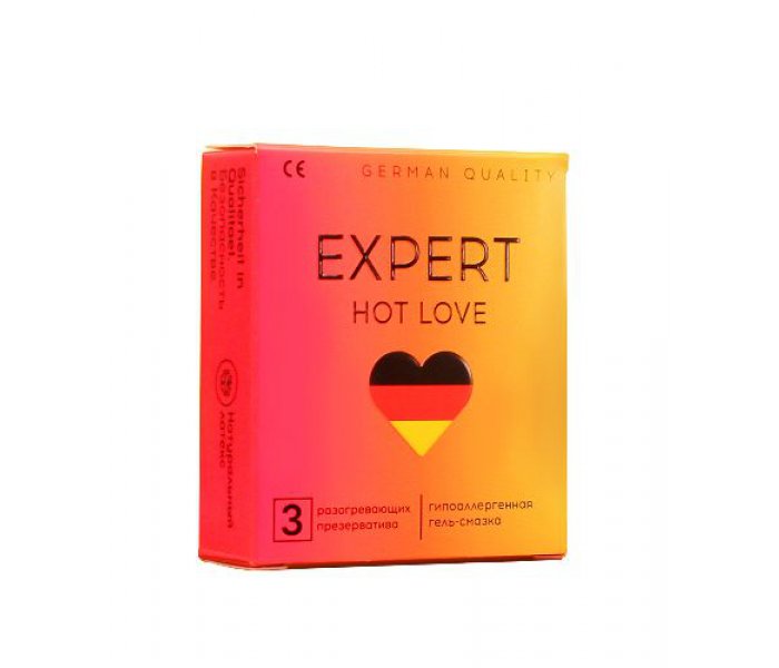 EXPERT HOT LOVE № 3 (С РАЗОГРЕВАЮЩИМ ЭФФЕКТОМ)