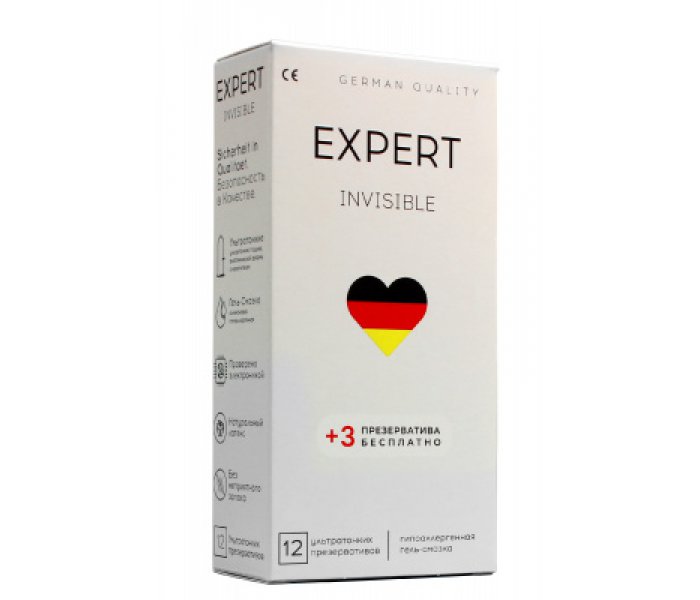 EXPERT INVISIBLE № 12+3 (ОСОБО ТОНКИЕ)