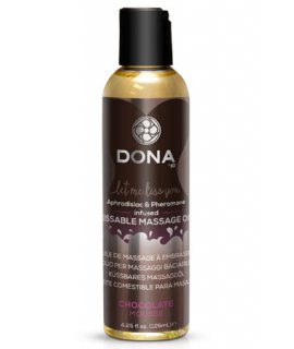 Вкусовое массажное масло DONA Kissable Massage Oil Chocolate Mousse 125 мл