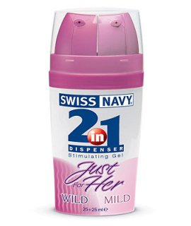 SWISS NAVY 2В1 "JUST FOR HER" ДЛЯ НЕЕ C ДВУМЯ ДОЗАТОРАМИ 2х25мл