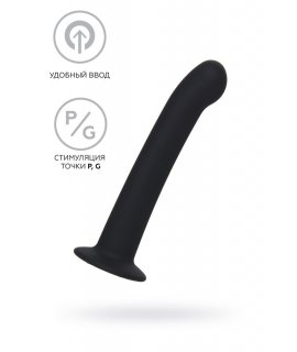 Анальный фаллоимитатор A-Toys Rocus, силикон, черный, 15 см