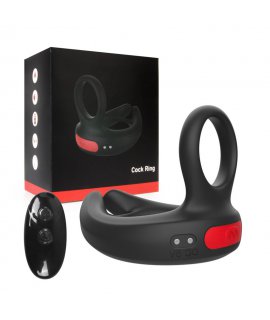 ВИБРОМАССАЖЁР 10 режимов вибрации, D кольца 33x45 мм, дистанционный пульт