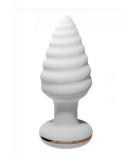Вибропробка анальная "Butt Plugs Unicorn", Белый