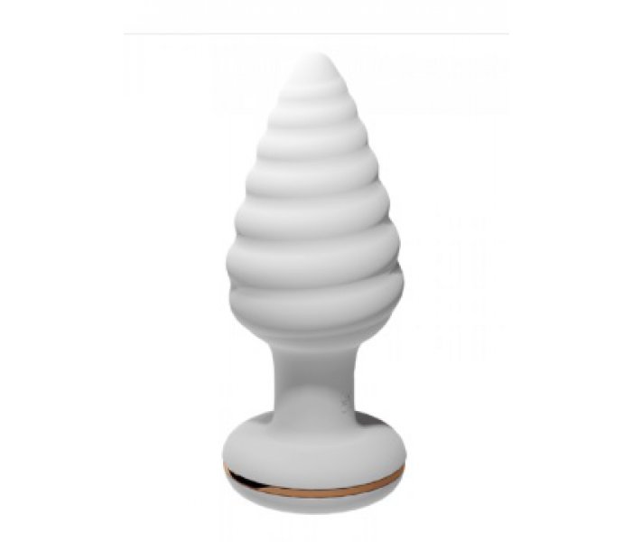 Вибропробка анальная "Butt Plugs Unicorn", Белый