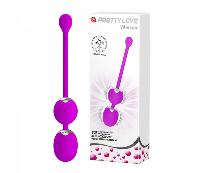 Вагинальные виброшарики на сцепке