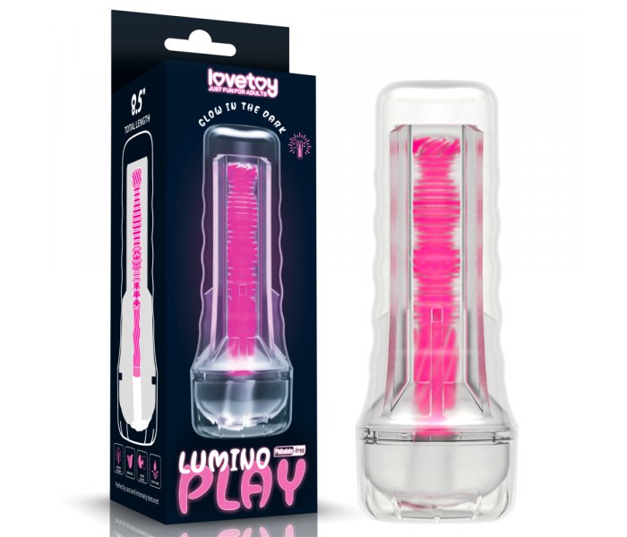 Мастурбатор "Lumino Play 8,5", Прозрачный