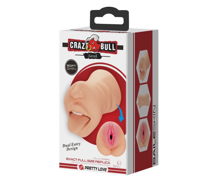 Мастурбатор "Crazy Bull Sarah", Светлый