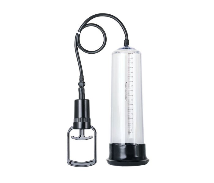 Помпа для пениса, PVC, прозрачная, 27,5 см