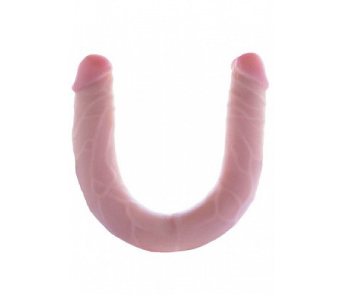 Фаллоимитатор двухсторонний FLEX&FIX SISTEM в ламинате L 495 мм, D 39 мм, киберкожа