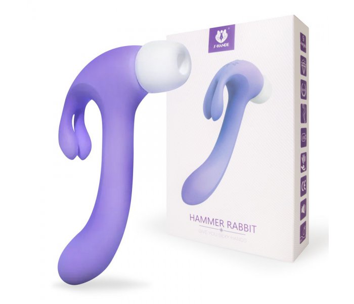 ВИБРОМАССАЖЁР 9 режимов вибрации, 9 режимов пульсации/всасывания, L рабочей части 120 мм, D