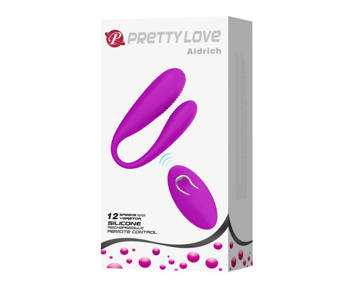 Вибромассажёр для пар "Aldrich", Розовый