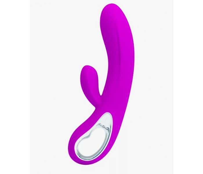 Вибромассажер с  с клиторальным стимулятором