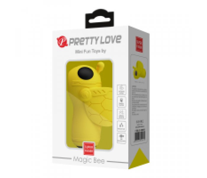 Волновой клиторальный стимулятор "Mini Fun Toys by", Желтый