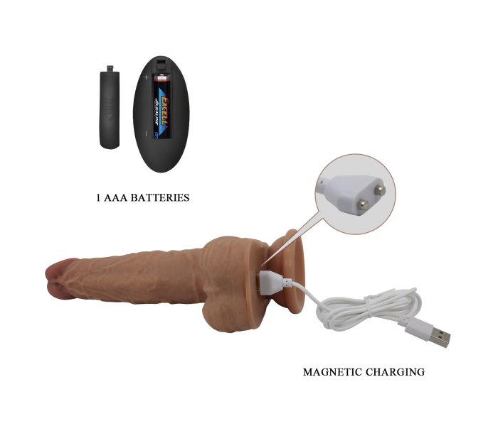 Фалоимитатор с вибрацией "Jonathan", Светлый