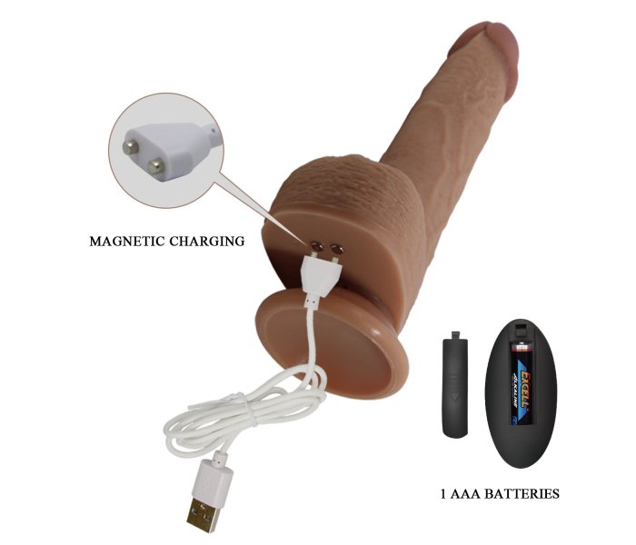 Фалоимитатор с вибрацией "Tommy", Светлый