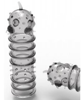 95320 Насадка гелевая, прозрачная, 46x160 мм