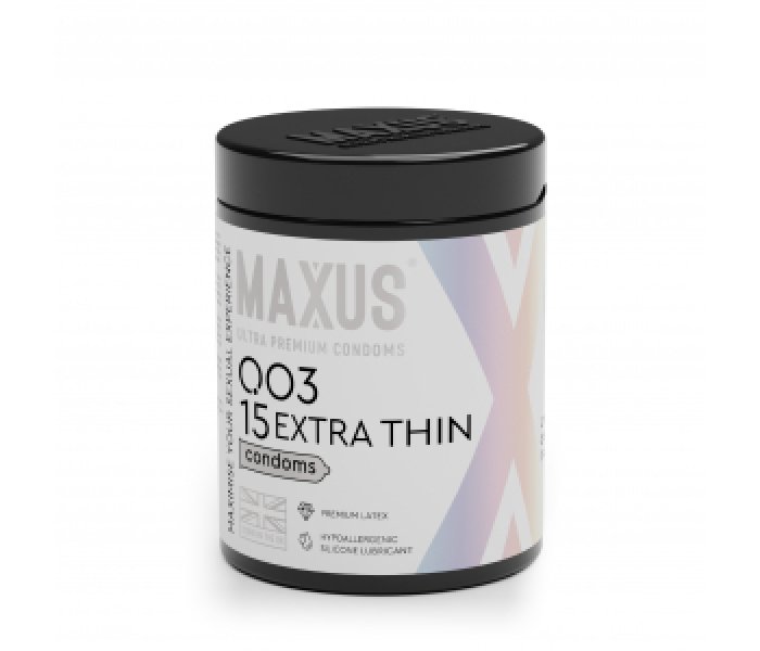 ПРЕЗЕРВАТИВЫ ЭКСТРЕМАЛЬНО ТОНКИЕ MAXUS 003 №15
