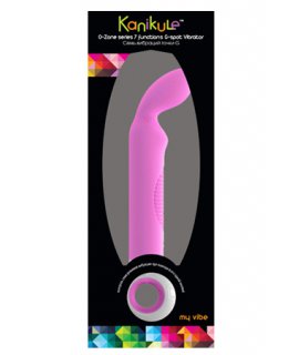 Вибратор MY VIBE для точки G вишневый