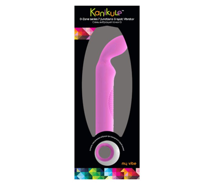 Вибратор MY VIBE для точки G вишневый