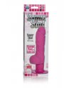 Фаллоимитатор Shower Stud Super Stud на присоске с вибрацией розовый