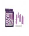 Вибромассажер Dilator Set Purple Dilator with 4 Sizes & Sleeve с насадками фиолетовый