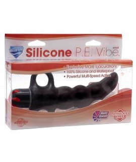 Стимулятор простаты Silicone P.E. Vibe Spiral черный