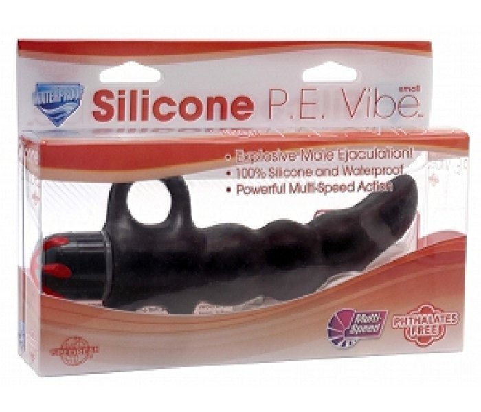 Стимулятор простаты Silicone P.E. Vibe Spiral черный