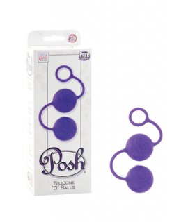 Вагинальные шарики Posh Silicone “O” Balls фиолетовые