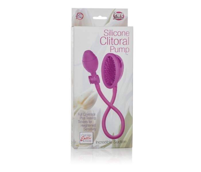 Помпа Silicone Clitoral Pump - Pink из силикона розовая